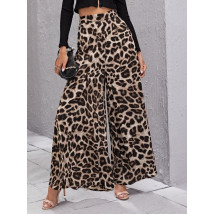 Široké kalhoty s leopardím vzorem-303282-01