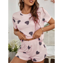 Růžové dvoudílné pyžamo-303300-02