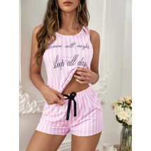 Růžové dvoudílné pyžamo-303306-03