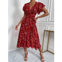 Červené zavinovací šaty-303332-03