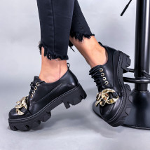 Černé polobotky s ozdobou-251540-05