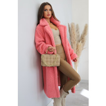 Růžový TEDDY kabát-276715-02