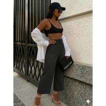 Černé mušelínové kalhoty-326317-01