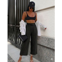 Černé mušelínové kalhoty-326317-01