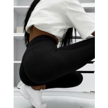 Černé double push-up legíny-324642-01