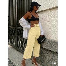 Žluté mušelínové kalhity-326319-01