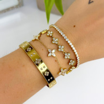 Dámský ocelový náramek-322016-029