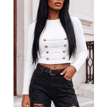 Bílý top s knoflíky-330343-02
