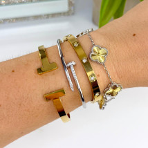 Dámský ocelový náramek-321581-09