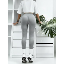 Šedé double push-up legíny-325057-07