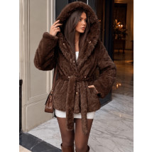 CHOCCO kožešinová bunda s kapucí-331218-02