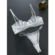 Bílé krajkové spodní prádlo-284913-01