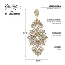 GIULIETT BELLA CZECH CRYSTAL CHAMPAGNE