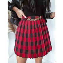 Červeno-černá sukně s ozdobou-262565-03