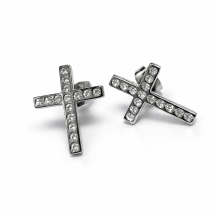 Dámské ocelové náušnice-106587-02