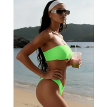 Neónově zelené dvoudílné plavky-325866-01