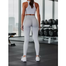 Světle šedé push-up legíny-318165-03