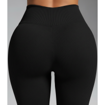 Černé vroubkované legíny-325068-01