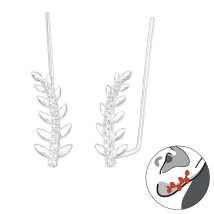 Stříbrné náušnice ear cuff-313575-013
