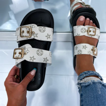 Bílé vzorované pantofle-287410-02