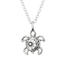 Stříbrný náhrdelník želva-271795-01