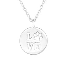 Stříbrný náhrdelník LOVE-271792-01