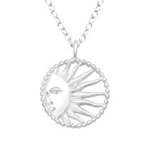 Stříbrný náhrdelník slunko-271782-02