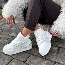 Bílé zateplené kotníkové tenisky-323558-02