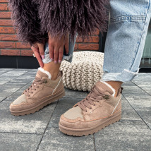 Hnědé zateplené tenisky-324435-09