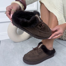 Hnědá nasouvací obuv-323691-06