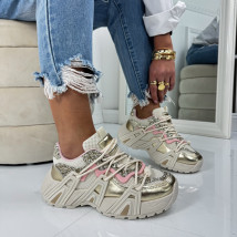 Béžovo-zlaté tenisky-324872-02