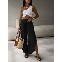 Černé saténové kalhoty-326658-02