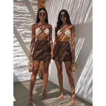 CHOCO saténová zavinovací sukně-328111-05