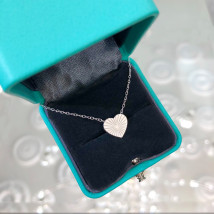 Stříbrný náhrdelník srdce-271797-01
