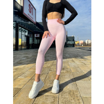 Světle růžové push-up legíny-315912-06