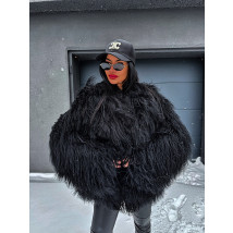 Kožich z mongolské ovečky BLACK-324630-06