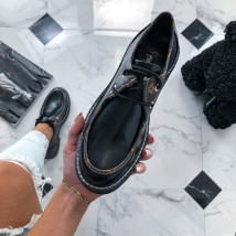 Černé polobotky na vázání-226553-01