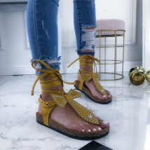 Žluté trendy sandálky-209867-02