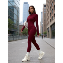 Vínový zateplený overal-323370-05