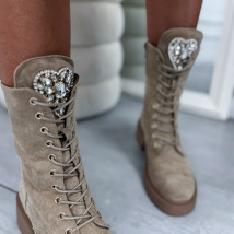 Béžové polokozačky-323353-09