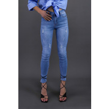 Modré elastické džíny-263267-011