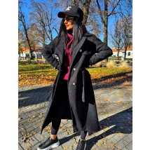 Černý dlouhý kabát-323431-04