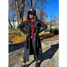 Černý dlouhý kabát-323431-04