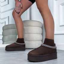 Tmavě hnědé sněhule-323530-019