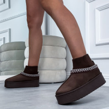 Tmavě hnědé sněhule-323530-019