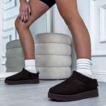 Hnědá nasouvací obuv-323524-016