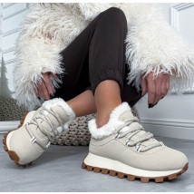 Béžové zateplené tenisky-323679-01