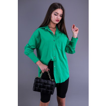 Zelená prodloužená košile-267118-02