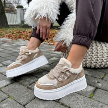 Béžové zateplené tenisky-323761-03