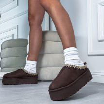 Hnědá nasouvací obuv-323874-02